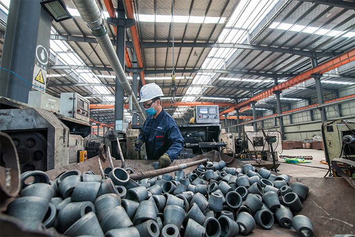 资阳网架配件-锥头加工车间